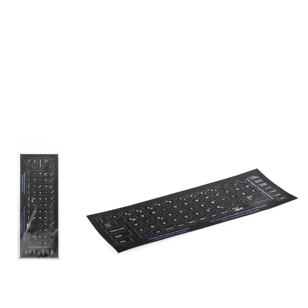 Klavye Stıcker Tuş Takımı Türkçe F Siyah HDX8259 Klavye Stıcker Tuş Takımı Türkçe F Siyah HDX8259