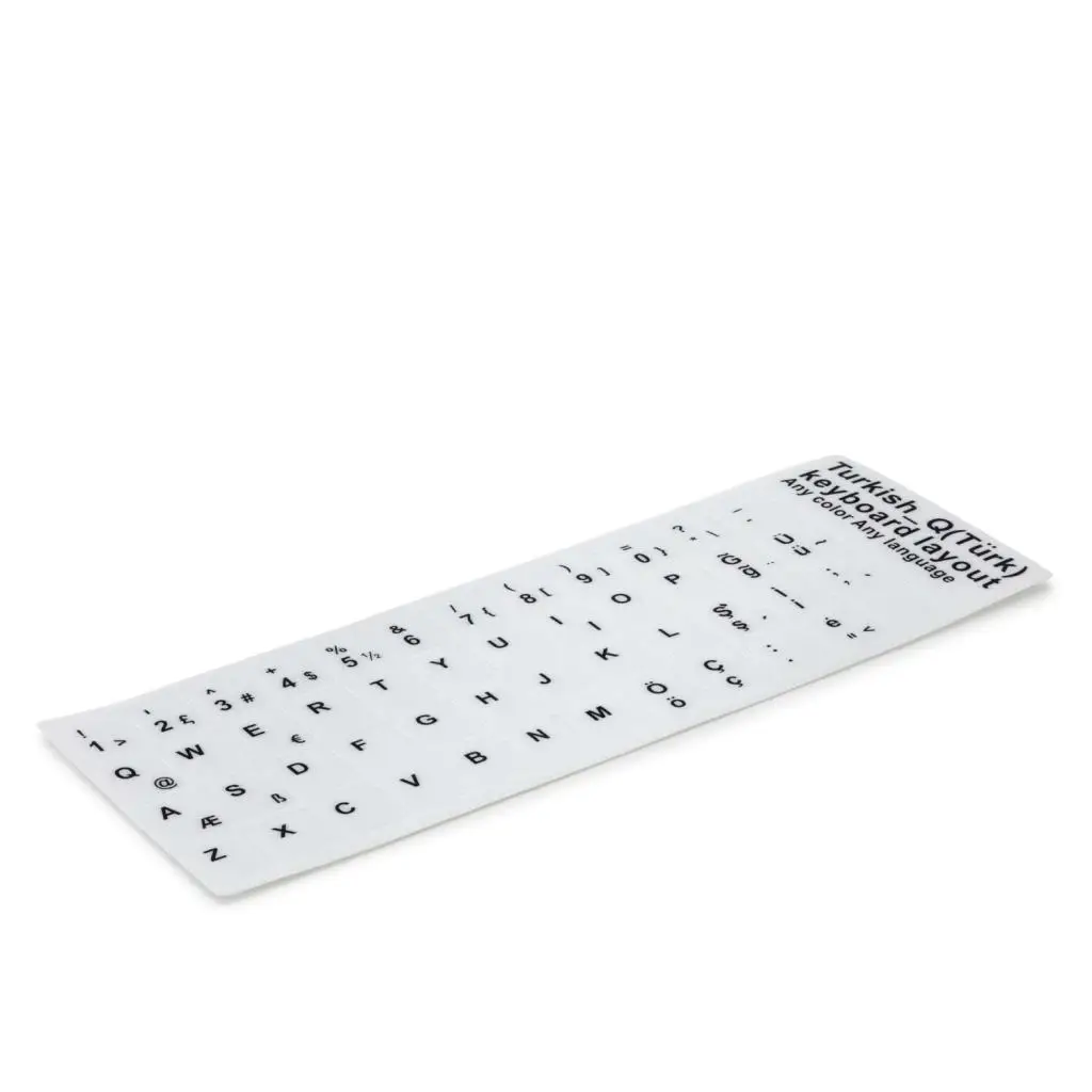 Klavye Stıcker Tuş Takımı Türkçe Q Beyaz HDX8260 Klavye Stıcker Tuş Takımı Türkçe Q Beyaz HDX8260