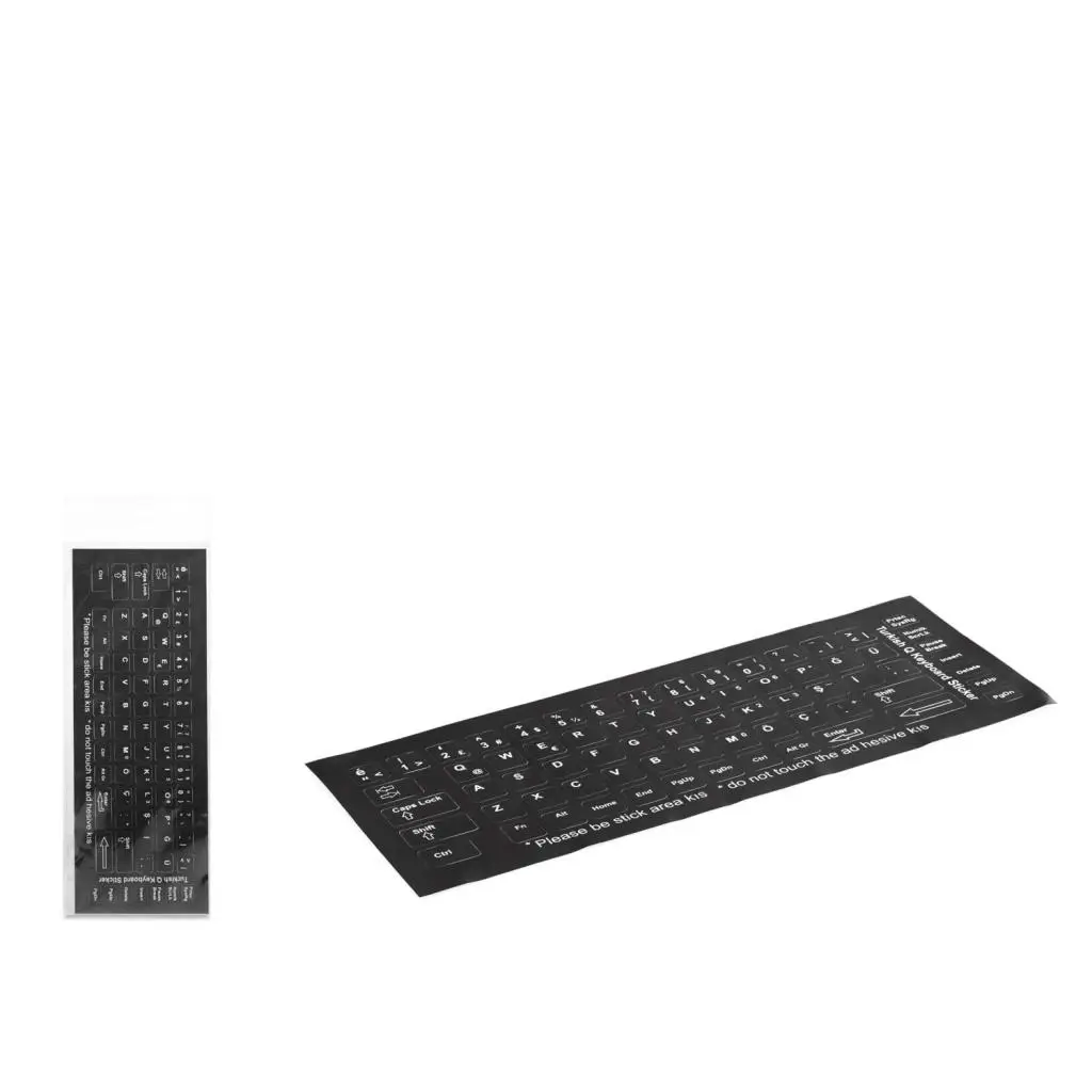 Klavye Stıcker Tuş Takımı Türkçe Q Siyah HDX8256 Klavye Stıcker Tuş Takımı Türkçe Q Siyah HDX8256