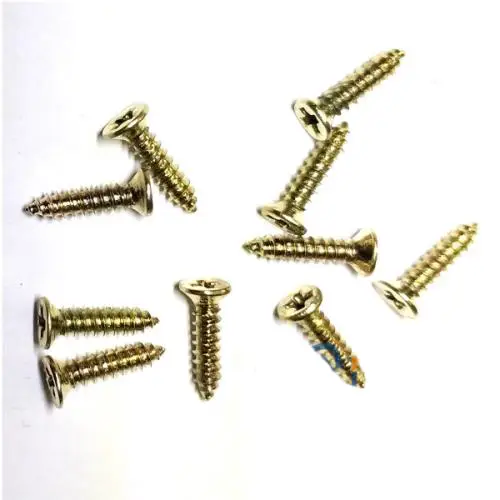 Klips, Menteşe, Ayak, Ağaç, Sunta Vidası 2,2x9,5mm - Sarı 1000 Adet Klips, Menteşe, Ayak, Ağaç, Sunta Vidası 2,2x9,5mm - Sarı 1000 Adet