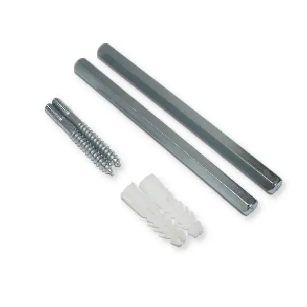 Kolay montaj gizli raf tutucu 8 mm çap x 10 cm boy 2 adet Kolay montaj gizli raf tutucu 8 mm çap x 10 cm boy 2 adet
