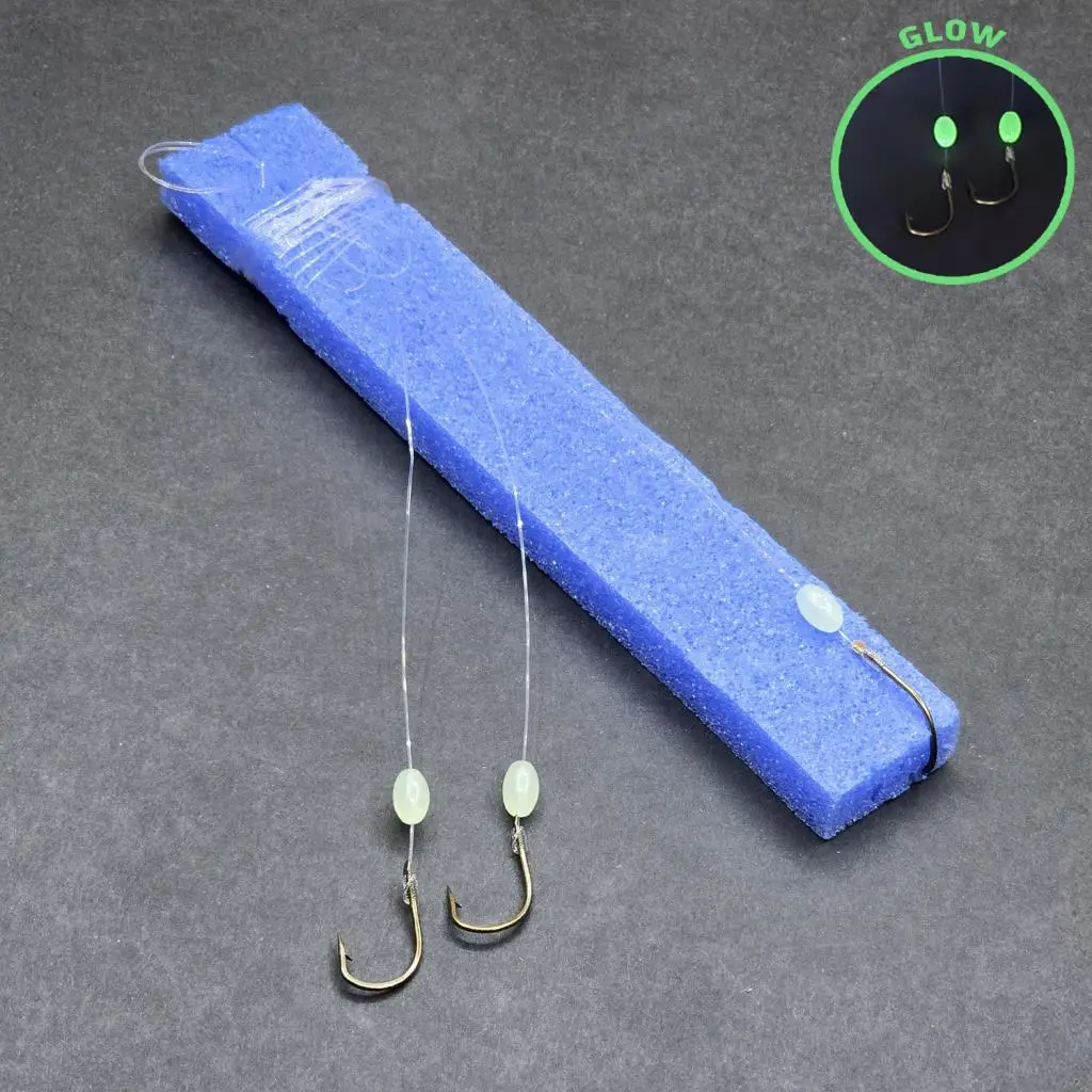 Köstek Hazır Takım - Fishack - Üç İğneli - Glow Boncuklu - 2`li Köstek Hazır Takım - Fishack - Üç İğneli - Glow Boncuklu - 2`li