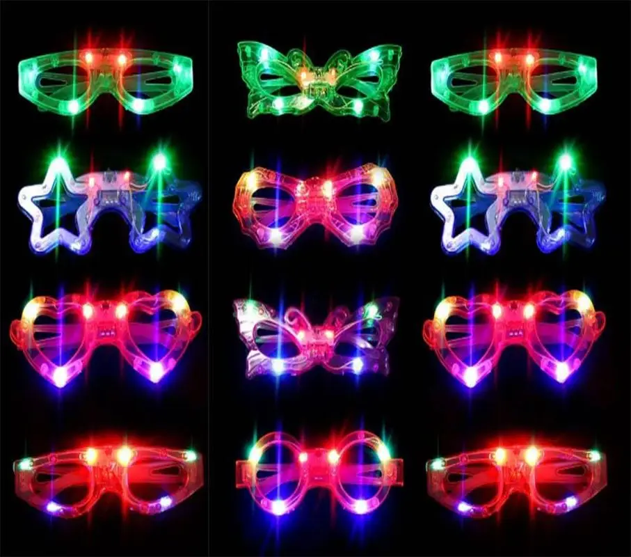 Led Işıklı Karışık 6 Model Yanar Söner Parti Gözlüğü 12 Adet Led Işıklı Karışık 6 Model Yanar Söner Parti Gözlüğü 12 Adet