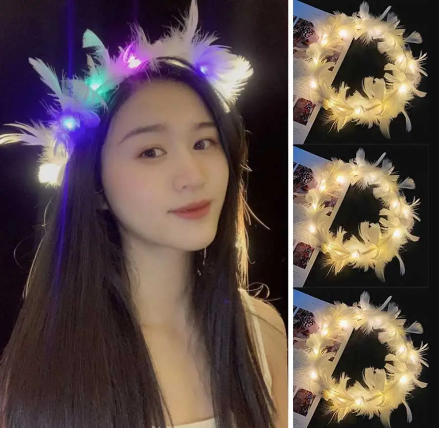 Led Işıklı Rengarenk Yanan 3 Fonksiyonlu Otrişli Parti Tacı Renkli 12x12 cm Led Işıklı Rengarenk Yanan 3 Fonksiyonlu Otrişli Parti Tacı Renkli 12x12 cm