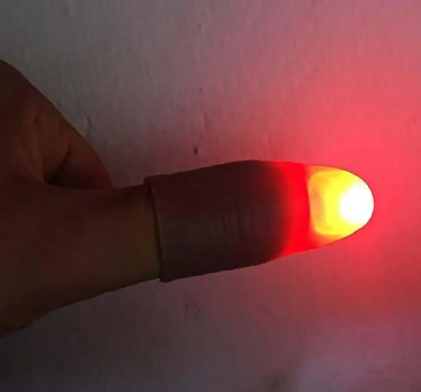 Led Işıklı Renkli Sihirli Parmak Işıklı Parmak Şaka Parmak 1 Adet Led Işıklı Renkli Sihirli Parmak Işıklı Parmak Şaka Parmak 1 Adet
