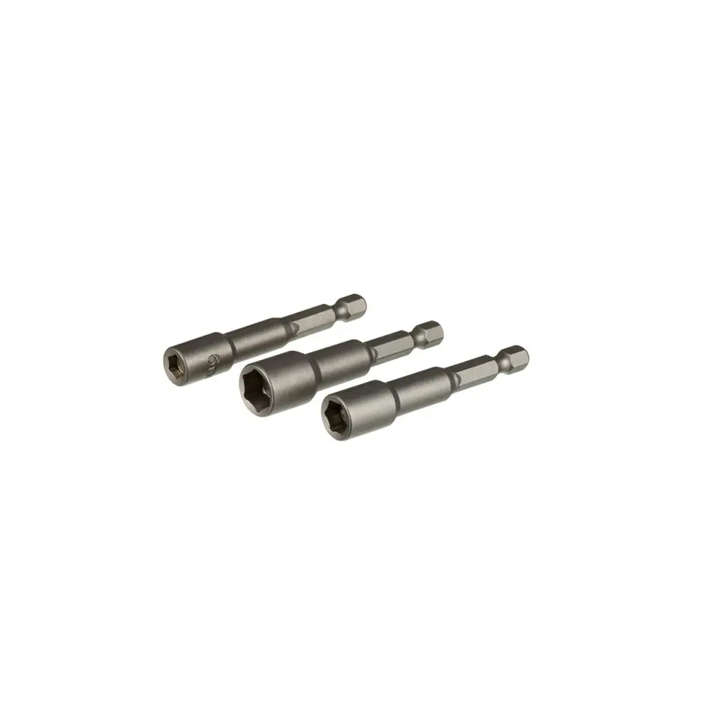 Manyetik Somun Adaptörü - 3 lü set 6,8,10x65 mm Manyetik Somun Adaptörü - 3 lü set 6,8,10x65 mm