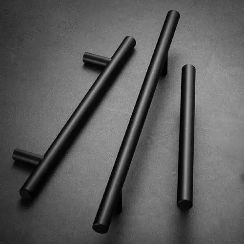 Marelli 160 mm SİYAH paslanmaz boy kulp mobilya kulbu, dolap kulbu