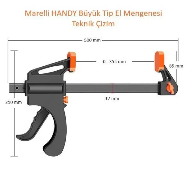 Marelli HANDY El Mengenesi - BÜYÜK TİP Marelli HANDY El Mengenesi - BÜYÜK TİP