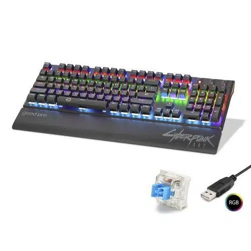 Mekanik Klavye Blue Switch Bilek Destekli Rgb - Siyah G525XB