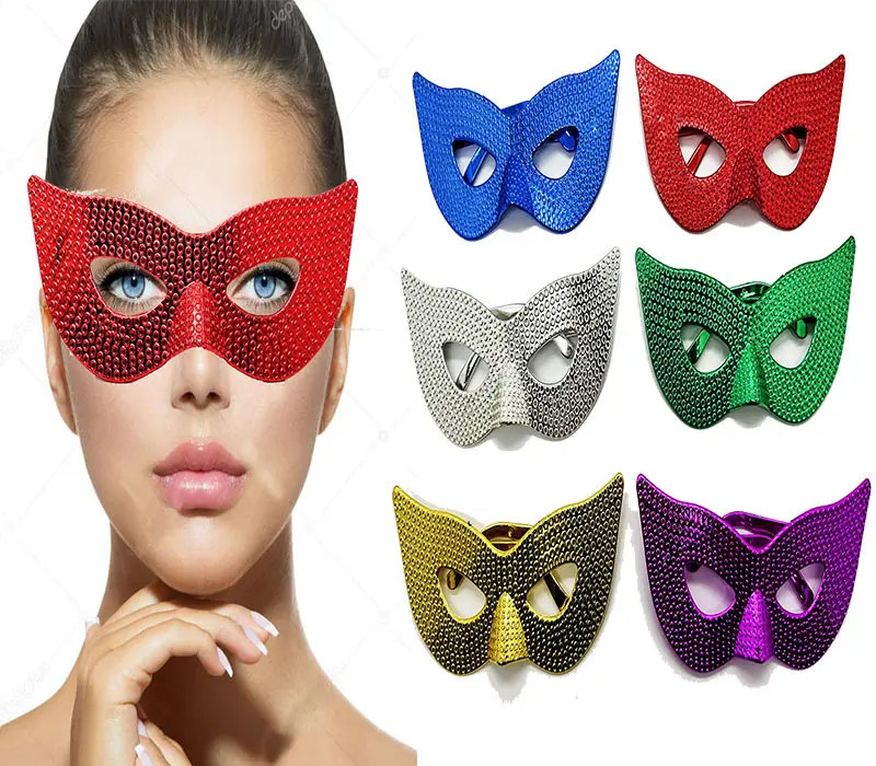 Metalize Ekstra Parlak Maske Model Parti Gözlüğü 6 Renk 6 Adet Metalize Ekstra Parlak Maske Model Parti Gözlüğü 6 Renk 6 Adet