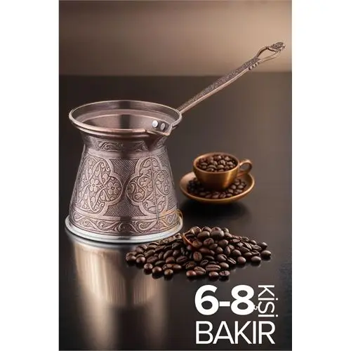 ModaCar 6-8 Kişilik XL Bakır Cezve İndüksiyon Tabanlı ModaCar 6-8 Kişilik XL Bakır Cezve İndüksiyon Tabanlı