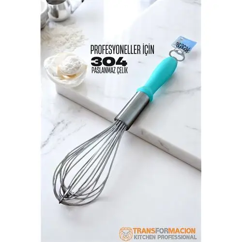 Modacar Açacaklı Çırpıcı 304 Paslanmaz Çelik Yumurta ve Sos Çırpıcı Çırpma Teli Modacar Açacaklı Çırpıcı 304 Paslanmaz Çelik Yumurta ve Sos Çırpıcı Çırpma Teli