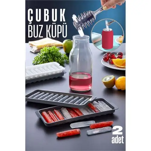 ModaCar Buz Kalıbı ÇUBUK İçecek Buz Kalıbı - Mutfak Buz Kalıbı Kolay Çıkarılır Buz Kalıbı 2 ADET ModaCar Buz Kalıbı ÇUBUK İçecek Buz Kalıbı - Mutfak Buz Kalıbı Kolay Çıkarılır Buz Kalıbı 2 ADET