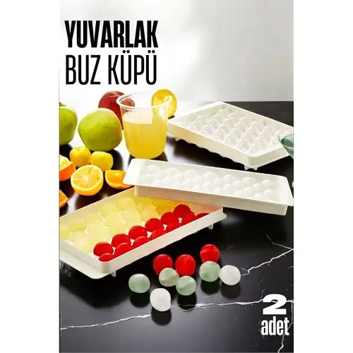 ModaCar Buz Kalıbı YUVARLAK İçecek Buz Kalıbı - Mutfak Buz Kalıbı Kolay Çıkarılır Buz Kalıbı 2 ADET ModaCar Buz Kalıbı YUVARLAK İçecek Buz Kalıbı - Mutfak Buz Kalıbı Kolay Çıkarılır Buz Kalıbı 2 ADET