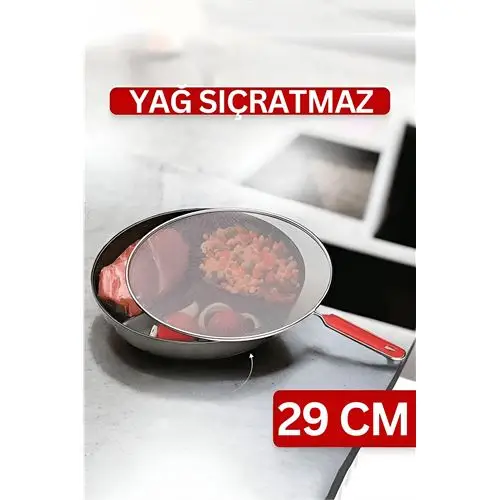 ModaCar Flou Kızartma Yağ Sıçratmaz ve Un Eleği ModaCar Flou Kızartma Yağ Sıçratmaz ve Un Eleği
