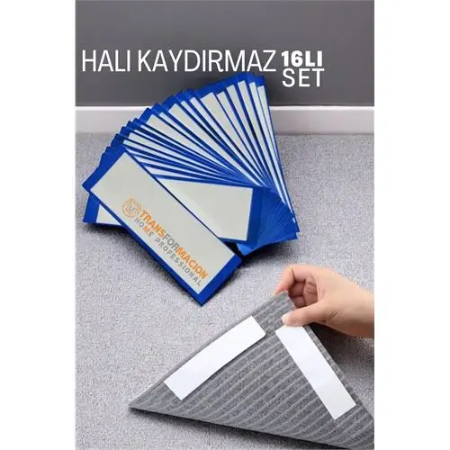 Modacar Halı Kaydırmaz - Halı Kilim Yolluk Kayma Önleyici Yapışkan 16 lı SET Modacar Halı Kaydırmaz - Halı Kilim Yolluk Kayma Önleyici Yapışkan 16 lı SET