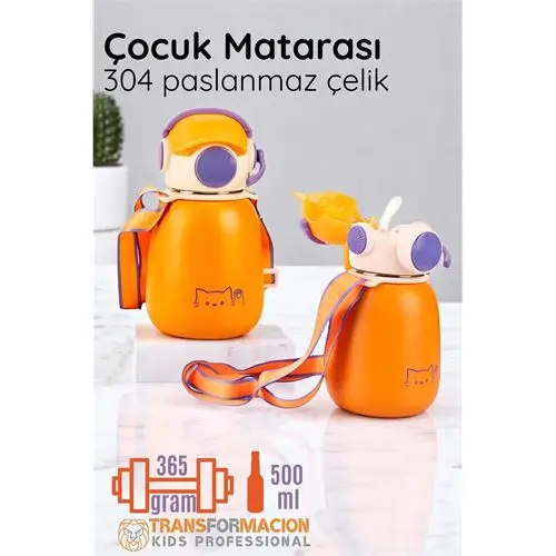 Modacar Inox Çelik Hafif Çocuk Matarası 500 ml KAPASİTELİ Modacar Inox Çelik Hafif Çocuk Matarası 500 ml KAPASİTELİ