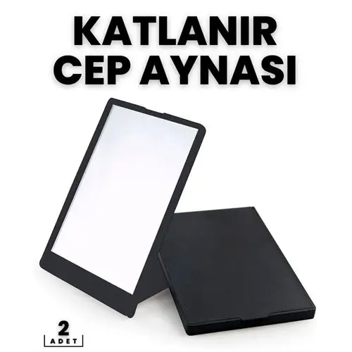 ModaCar Katlanabilir Mini Çanta Aynası 2 li SET ModaCar Katlanabilir Mini Çanta Aynası 2 li SET