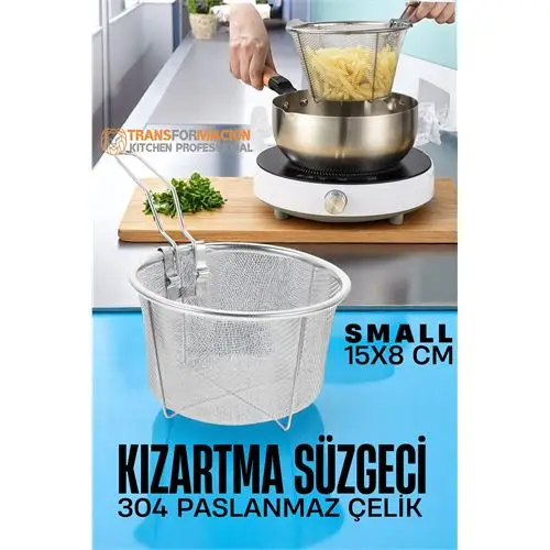Modacar Kızartma Süzgeci Patates Kızartma Filtresi 304 Paslanmaz Çelik Modacar Kızartma Süzgeci Patates Kızartma Filtresi 304 Paslanmaz Çelik