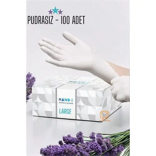 Modacar Kuaför Eldiven Güzellik Salonu Berber Dövme Eldiveni LARGE BEYAZ 100 ADET Modacar Kuaför Eldiven Güzellik Salonu Berber Dövme Eldiveni LARGE BEYAZ 100 ADET