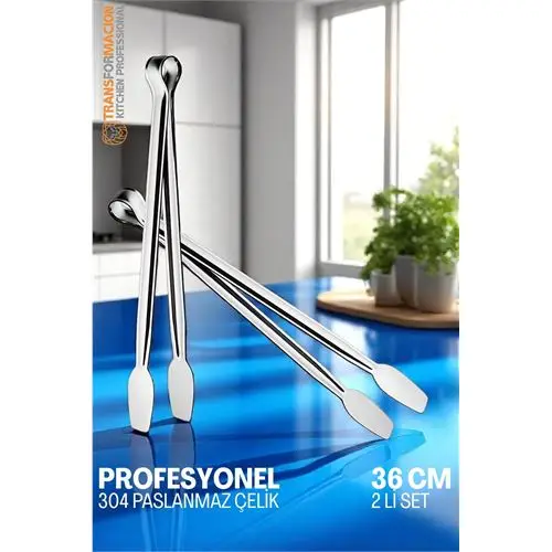 Modacar Mutfak Maşası - Mangal Barbekü Maşası - Izgara Maşası Tava Maşası Çelik 36 Cm Modacar Mutfak Maşası - Mangal Barbekü Maşası - Izgara Maşası Tava Maşası Çelik 36 Cm