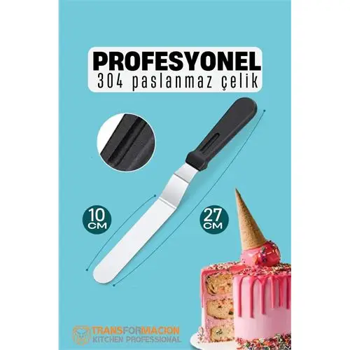 Modacar Pasta Spatulası Profesyonel 304 Paslanmaz Çelik 27 Cm Modacar Pasta Spatulası Profesyonel 304 Paslanmaz Çelik 27 Cm