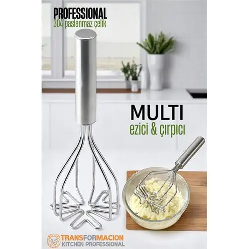 Modacar Patates Ezici Profesyonel 304 Paslanmaz Çelik Havuç Muz Avokado Ezici Modacar Patates Ezici Profesyonel 304 Paslanmaz Çelik Havuç Muz Avokado Ezici