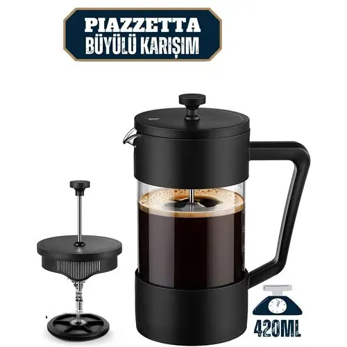 ModaCar Piazzetta 420 Ml Büyülü Karışım French Press ModaCar Piazzetta 420 Ml Büyülü Karışım French Press