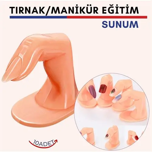 ModaCar Protez Tırnak Manikür Eğitim ve Sunum Parmakları 10 adet ModaCar Protez Tırnak Manikür Eğitim ve Sunum Parmakları 10 adet