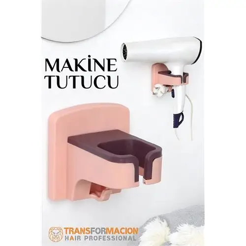 Modacar Saç Kurutma Makinesi Tutucu Pratik Yapışma PEMBE Modacar Saç Kurutma Makinesi Tutucu Pratik Yapışma PEMBE