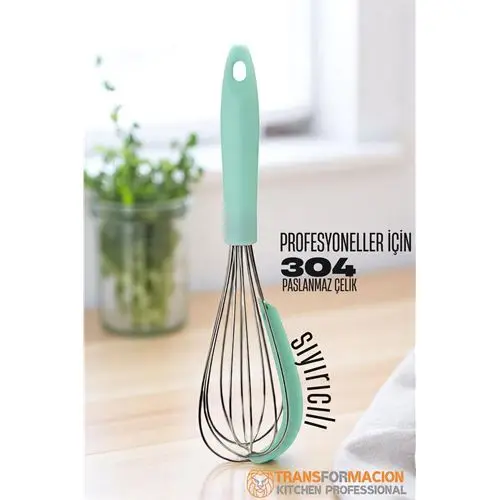 Modacar Sıyırıcılı Çırpıcı 304 Paslanmaz Çelik Yumurta ve Sos Çırpıcı Çırpma Teli Modacar Sıyırıcılı Çırpıcı 304 Paslanmaz Çelik Yumurta ve Sos Çırpıcı Çırpma Teli