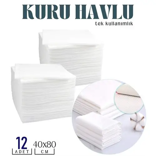 ModaCar Tek Kullanımlık Kuru Havlu Çok Amaçlı 40X80 CM 12 Adet ModaCar Tek Kullanımlık Kuru Havlu Çok Amaçlı 40X80 CM 12 Adet