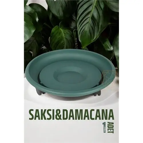 ModaCar Tekerlekli Saksı Altığı 37 CM YEŞİL ModaCar Tekerlekli Saksı Altığı 37 CM YEŞİL