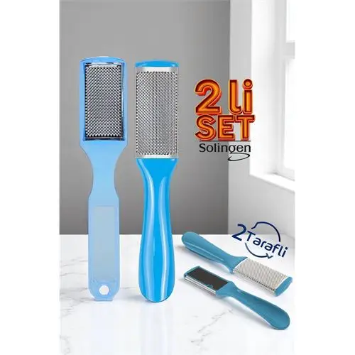 Modacar Topuk Törpüsü - Topuk Rendesi 2 li Set 2 Yüzeyli Solingen Professional Modacar Topuk Törpüsü - Topuk Rendesi 2 li Set 2 Yüzeyli Solingen Professional