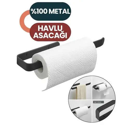 Modacar Vigna Black Havlu Folyo Asacağı Modacar Vigna Black Havlu Folyo Asacağı