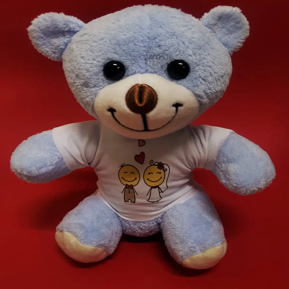 Mutlu Çift Tişörtlü Peluş Ayı Mutlu Çift Tişörtlü Peluş Ayı