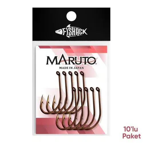 Olta İğnesi - Maruto - NS4310 - Bronz - No: 6/0 (10'lu Paket)