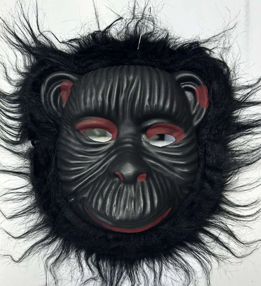 Orangutan Maskesi - Maymun Maskesi - Goril Maskesi Yetişkin Çocuk Uyumlu Siyah Renk Model 4 Orangutan Maskesi - Maymun Maskesi - Goril Maskesi Yetişkin Çocuk Uyumlu Siyah Renk Model 4
