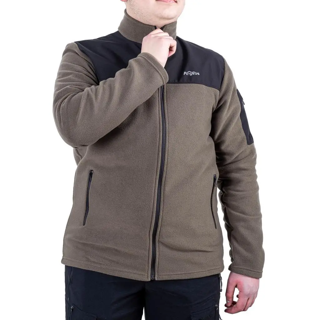 Outdoor Polar Ceket Haki - Sıcak Tutan Polar - Softshell Omuz - Fermuarlı Cep Outdoor Polar Ceket Haki - Sıcak Tutan Polar - Softshell Omuz - Fermuarlı Cep