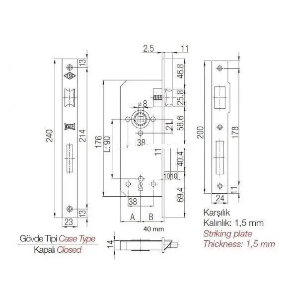 Özcanlar 40 mm oval ayna SİYAH ekstra WC kapı kilidi Özcanlar 40 mm oval ayna SİYAH ekstra WC kapı kilidi