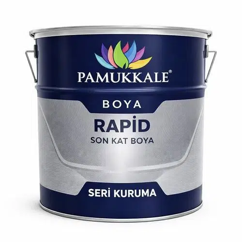 Pamukkale 1402 Rapid Endüstriyel Boya 60-70 Gloss 15 Kg Ral 5021 Su Mavisi