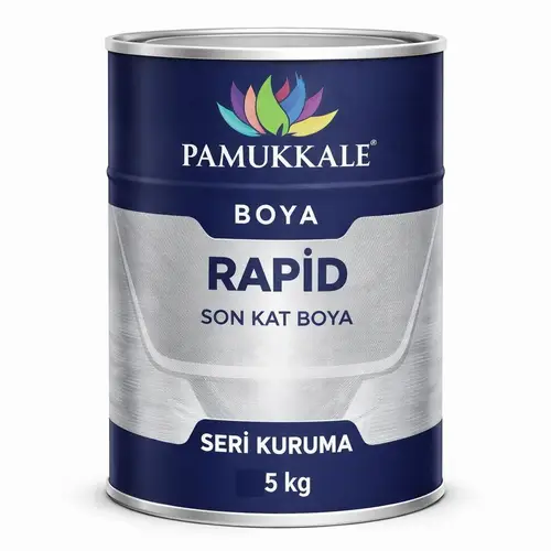 Pamukkale 1402 Rapid Endüstriyel Boya 60-70 Gloss 5 Kg Ral 1003 Sinyal Sarısı
