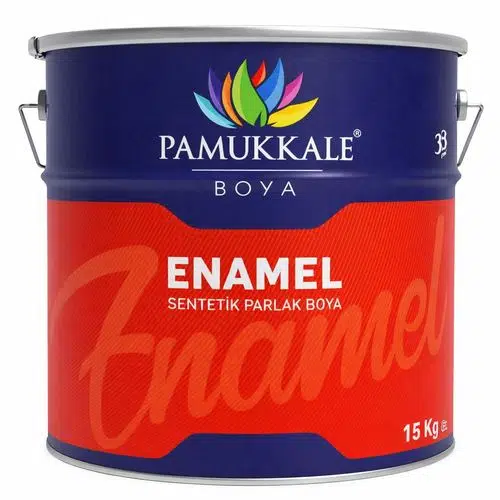 Pamukkale Enamel Sentetik Parlak Yağlı Boya 15 Kg 80 Gloss Ral 5021 Su Mavisi