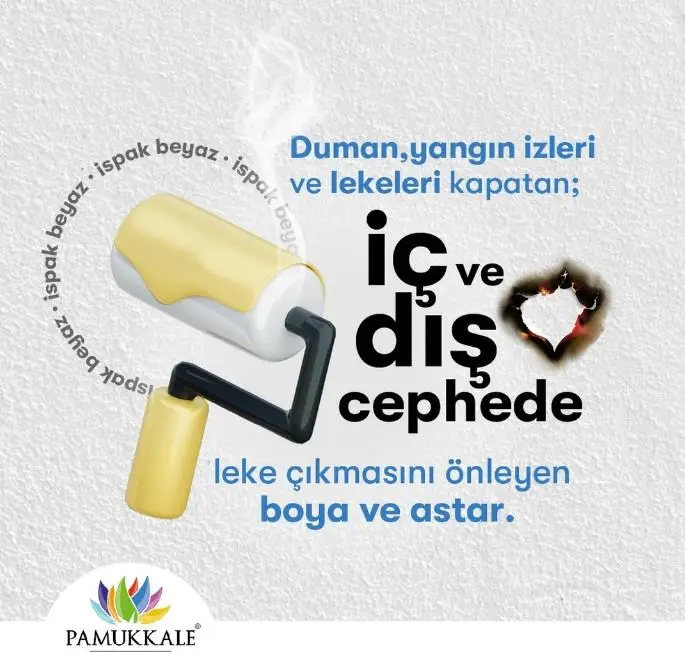 Pamukkale İspak İs Ve Akıntı Örtücü Boya 750 Gr Pamukkale İspak İs Ve Akıntı Örtücü Boya 750 Gr