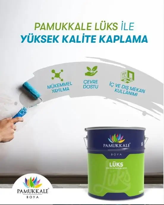 Pamukkale Lüks Parlak Sentetik Yağlı Boya 15 Lt Pamukkale Lüks Parlak Sentetik Yağlı Boya 15 Lt