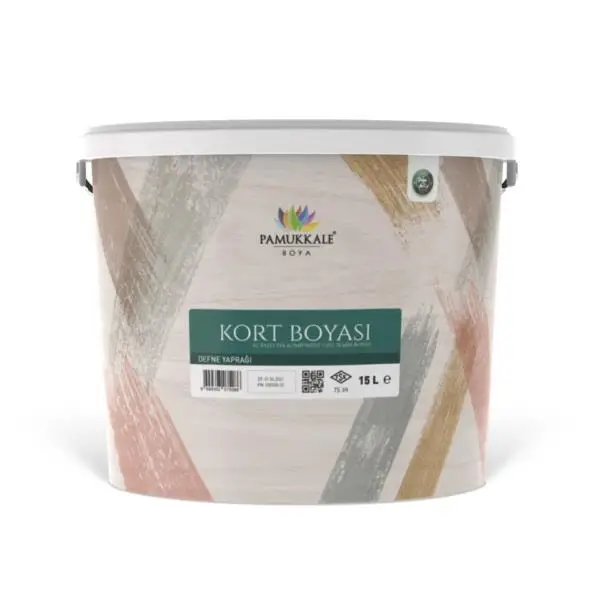 Pamukkale Silikonlu Tenis Kort Zemin Boyası 20 Kg Yosun Yeşili Pamukkale Silikonlu Tenis Kort Zemin Boyası 20 Kg Yosun Yeşili