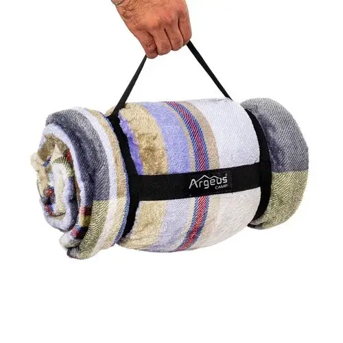Peluş Polar Kamp Battaniyesi - Haki Ekose - Acil Durum Battaniye - Argeus Camp Peluş Polar Kamp Battaniyesi - Haki Ekose - Acil Durum Battaniye - Argeus Camp