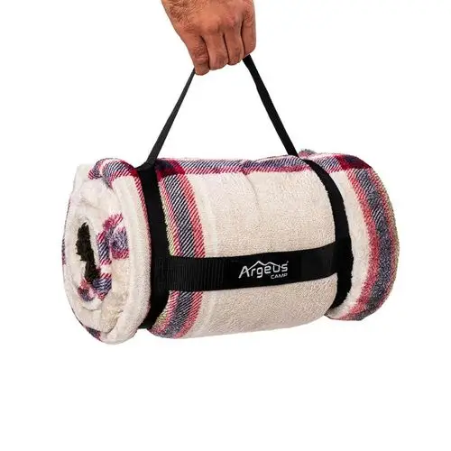 Peluş Polar Kamp Battaniyesi - Mavi Ekose - Acil Durum Battaniye - Argeus Camp Peluş Polar Kamp Battaniyesi - Mavi Ekose - Acil Durum Battaniye - Argeus Camp