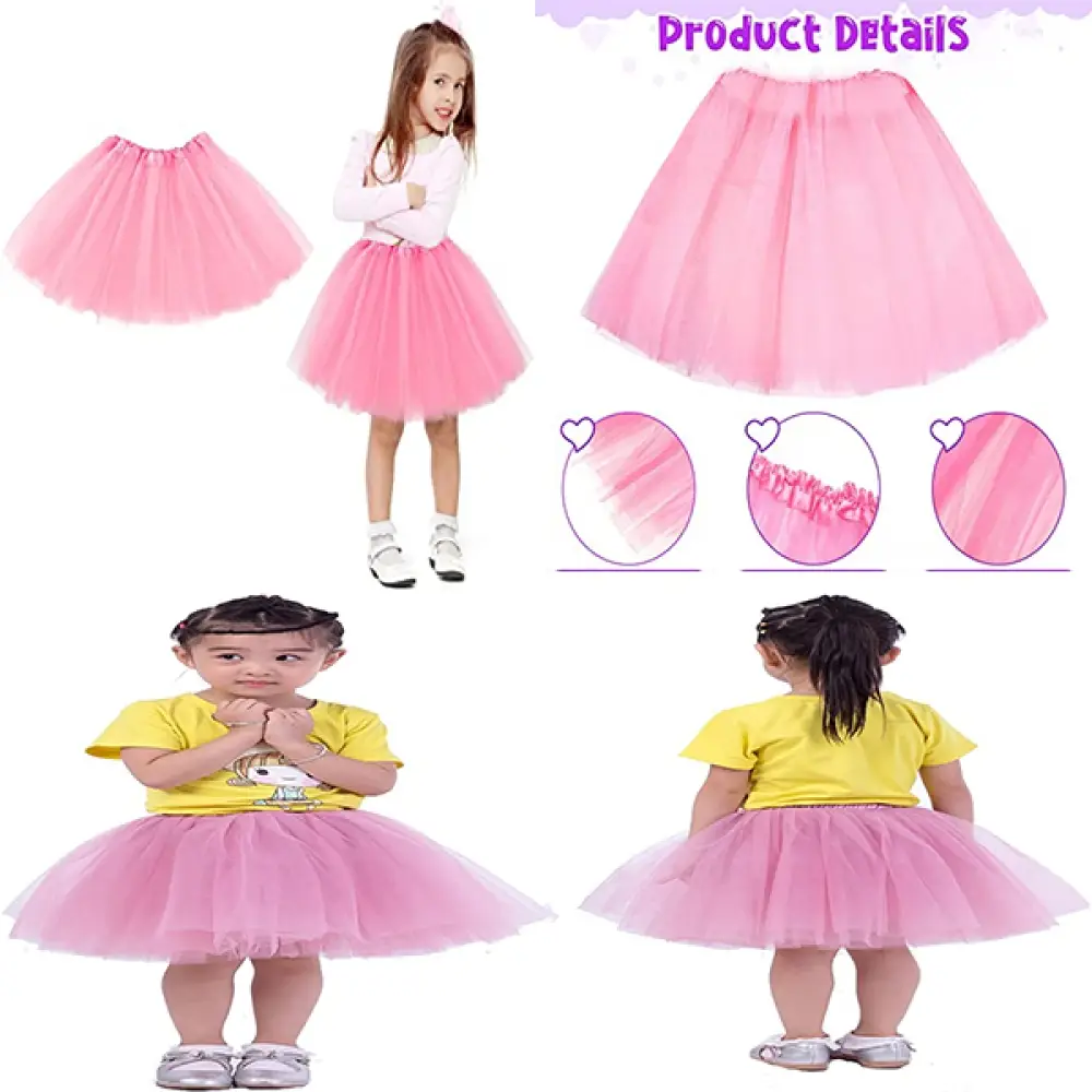 Pembe Renk Tütü Etek Bale Eteği Gösteri Eteği Çocuk Bebek Boy Pembe Renk Tütü Etek Bale Eteği Gösteri Eteği Çocuk Bebek Boy