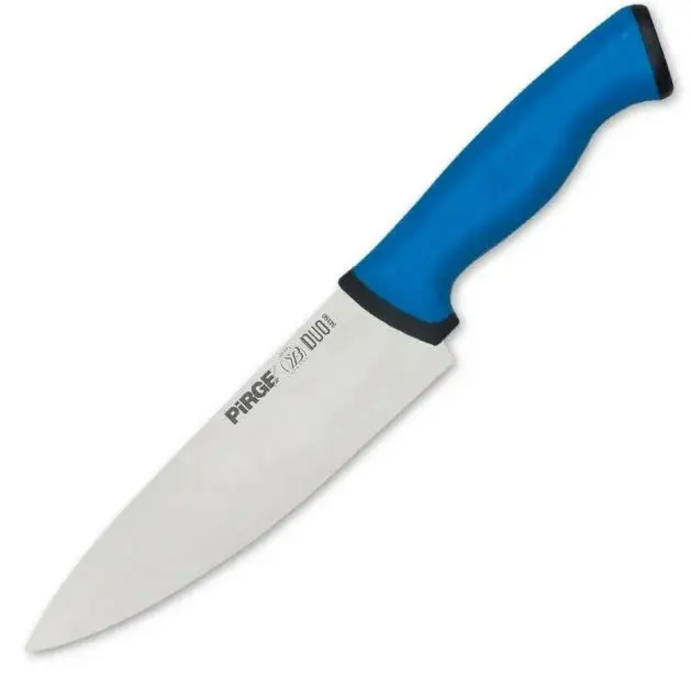 34161 Duo Şef Bıçağı 21 cm - Mavi Kaymaz Sap 34161 Duo Şef Bıçağı 21 cm - Mavi Kaymaz Sap